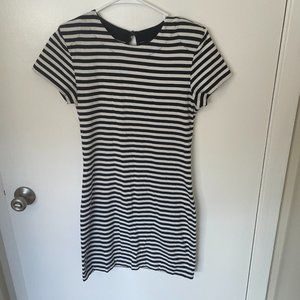 French Connection Bodycon Mini Dress Nautical Stripes Mini Dress Size 4